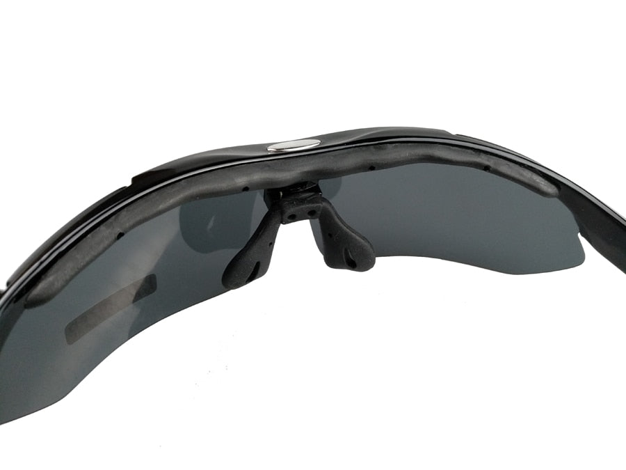 Gafas de ciclismo – marca NEWBOLER – Gafas de sol intercambiables deportivas con 5 lentes polarizadas para hombre y mujer de bicicleta al aire libre