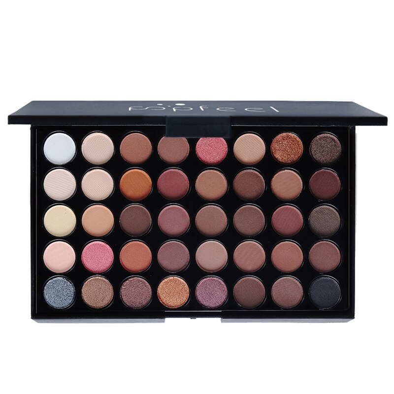 Paleta de sombras de ojo – Juego de cosméticos para maquillaje nudo o mate para mujer con 120 colores brillantes