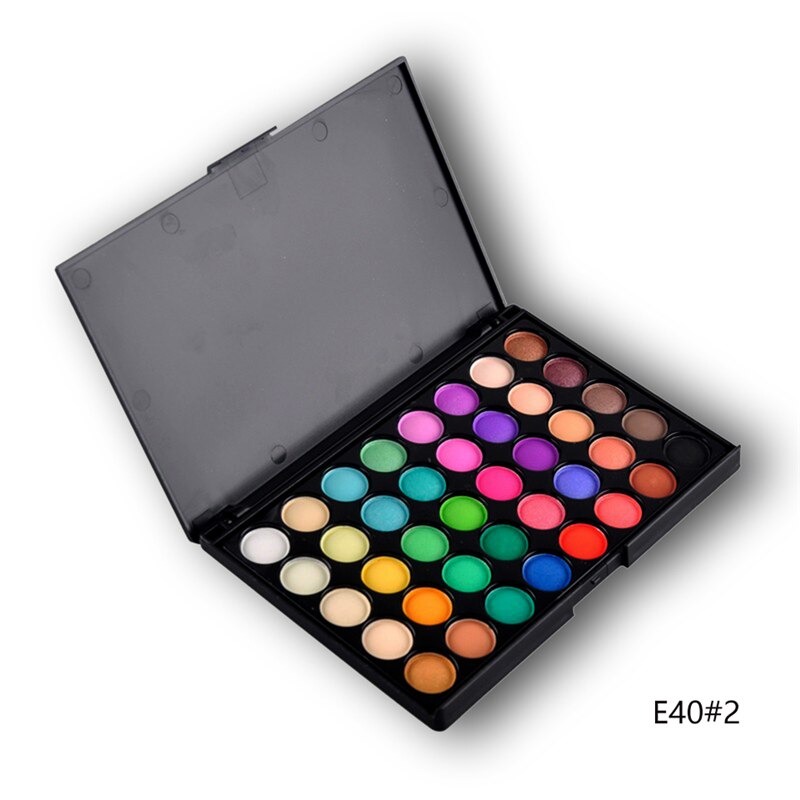 Paleta de sombras de ojo – Juego de cosméticos para maquillaje nudo o mate para mujer con 120 colores brillantes