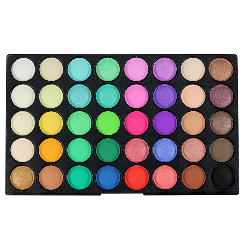 Paleta de sombras de ojo – Juego de cosméticos para maquillaje nudo o mate para mujer con 120 colores brillantes