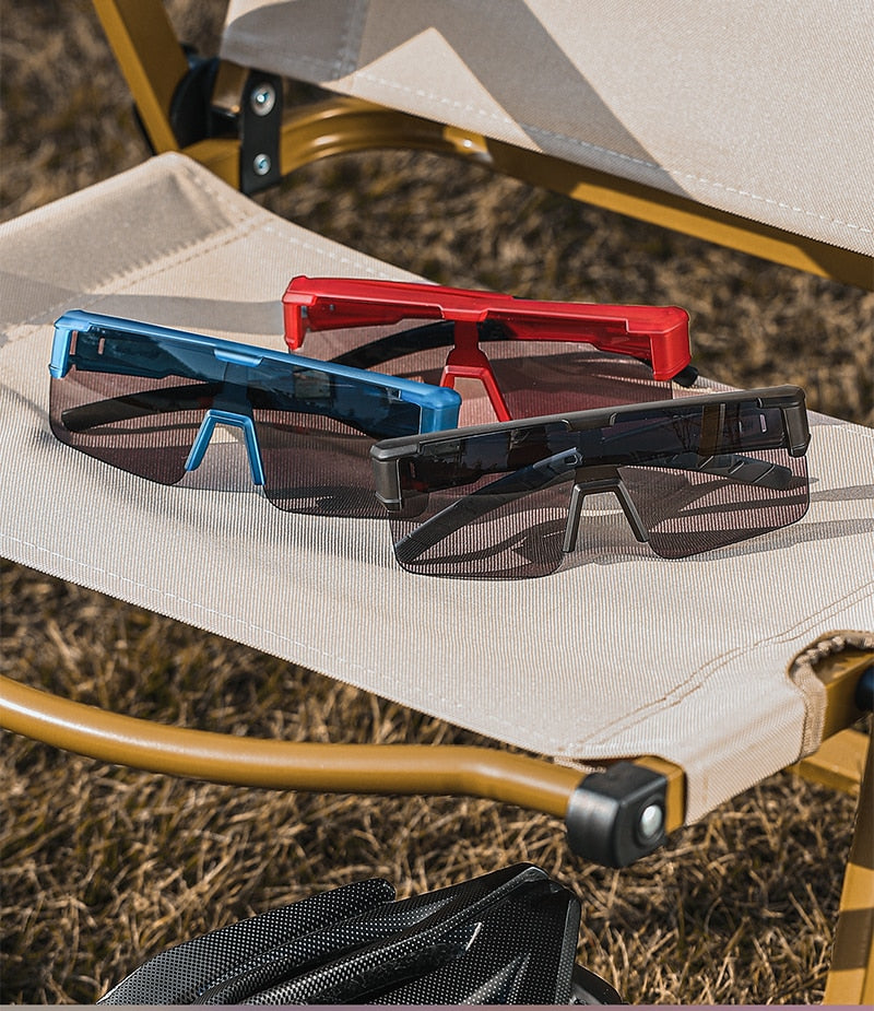 Gafas de ciclismo – marca WEST BIKING – Gafas de sol fotocromáticas con lentes miopes polarizadas para hombre y mujer de bicicleta, conducción y pesca