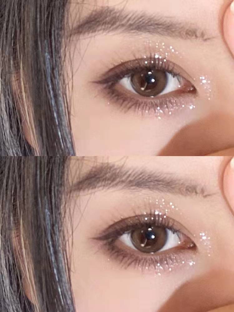 Paleta de sombra de ojos – Paleta de maquillaje como resaltador brillante de diamante para ojos de niña