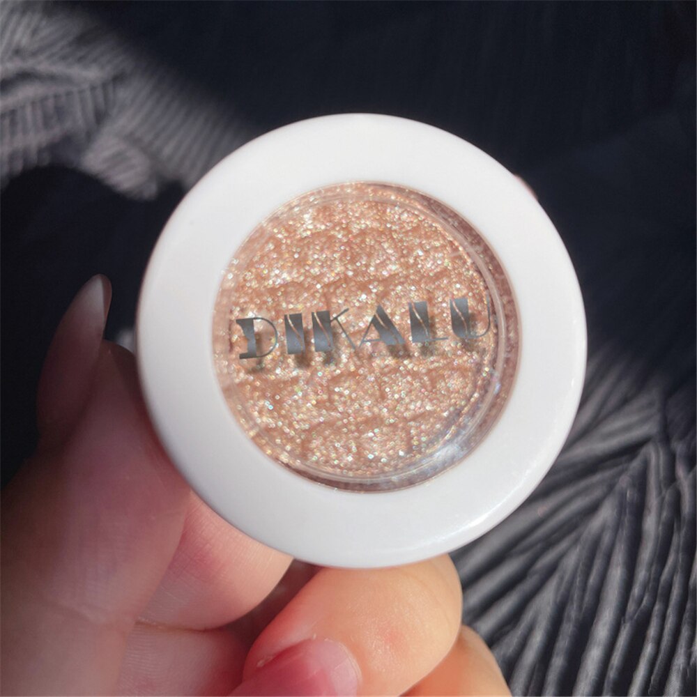 Paleta de sombra de ojos – Paleta de maquillaje como resaltador brillante de diamante para ojos de niña