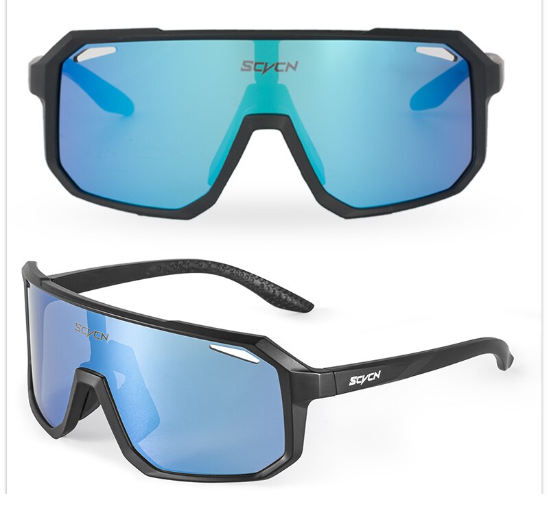 Gafas de ciclismo – marca SCVCN – Gafas de sol fotocromáticas deportivas con lentes polarizadas de UV400 para hombre y mujer de bicicleta de montaña y carretera