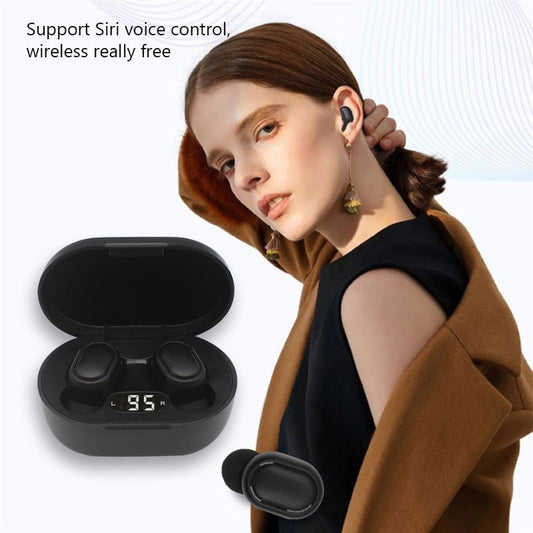 Auriculares inalámbricos con micrófono – modelo TWS E7S – Dispositivo de audio deportivo con Bluetooth 5.0, control táctil, estéreo 9D, pantalla LED y resistentes al agua