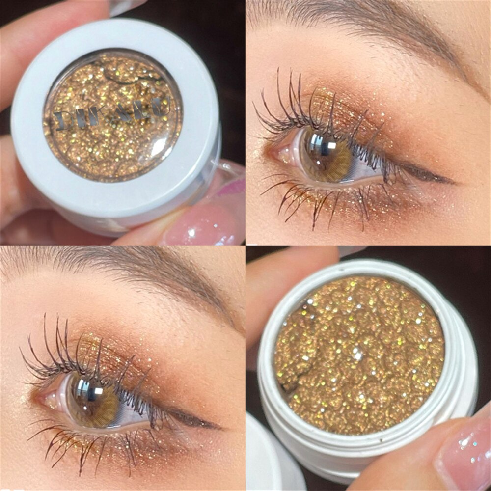 Paleta de sombra de ojos – Paleta de maquillaje como resaltador brillante de diamante para ojos de niña