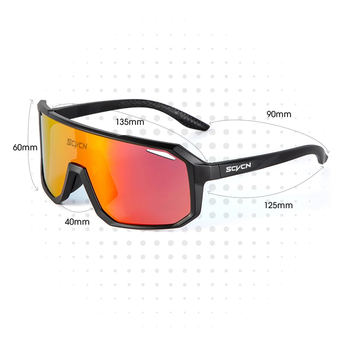 Gafas de ciclismo – marca SCVCN – Gafas de sol fotocromáticas deportivas con lentes polarizadas de UV400 para hombre y mujer de bicicleta de montaña y carretera