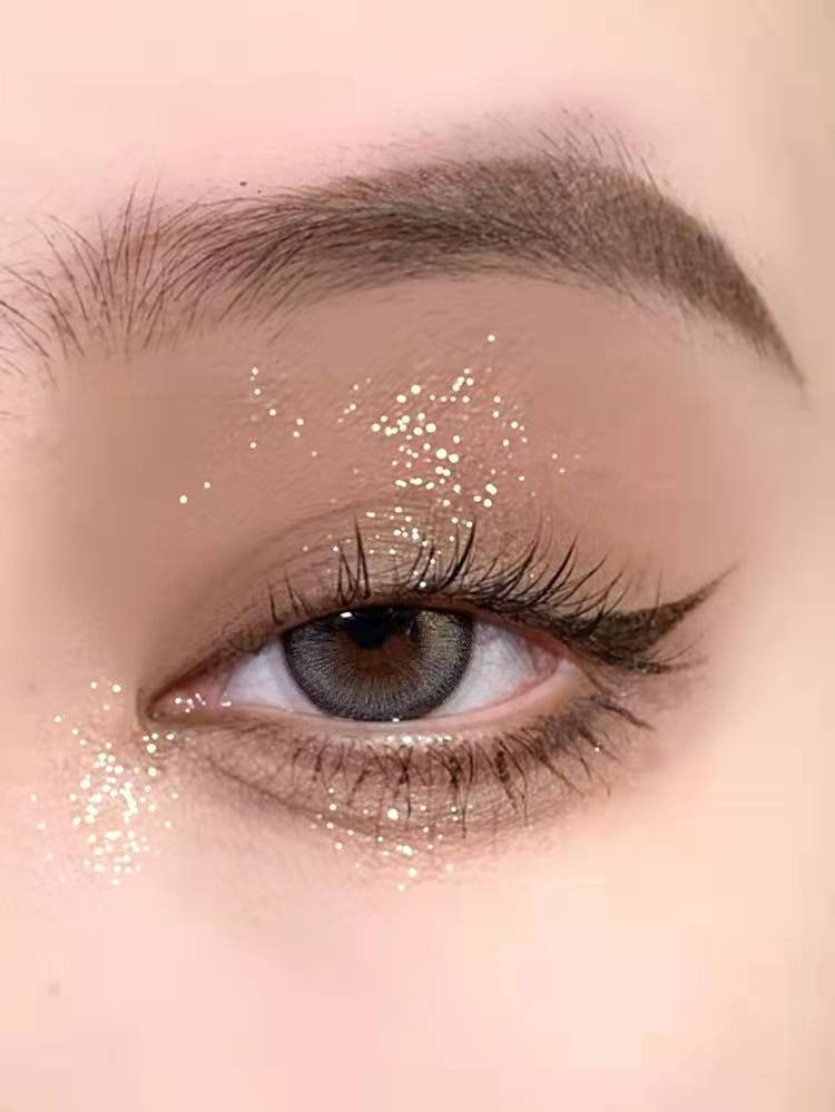 Paleta de sombra de ojos – Paleta de maquillaje como resaltador brillante de diamante para ojos de niña