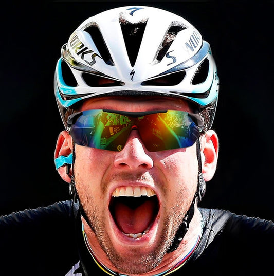 Gafas de ciclismo – Gafas de sol intercambiables deportivas con lentes polarizadas protectoras de UV400 para hombre y mujer de bicicleta de montaña y carretera