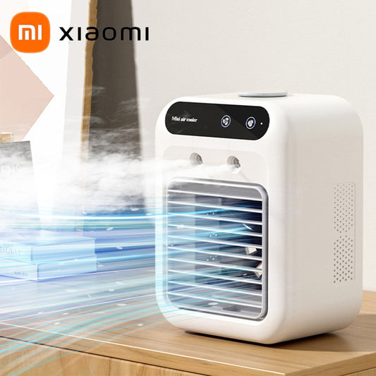 Mini aire acondicionado – marca Xiaomi – Ventilador portátil de refrigeración y humidificación por agua para oficina